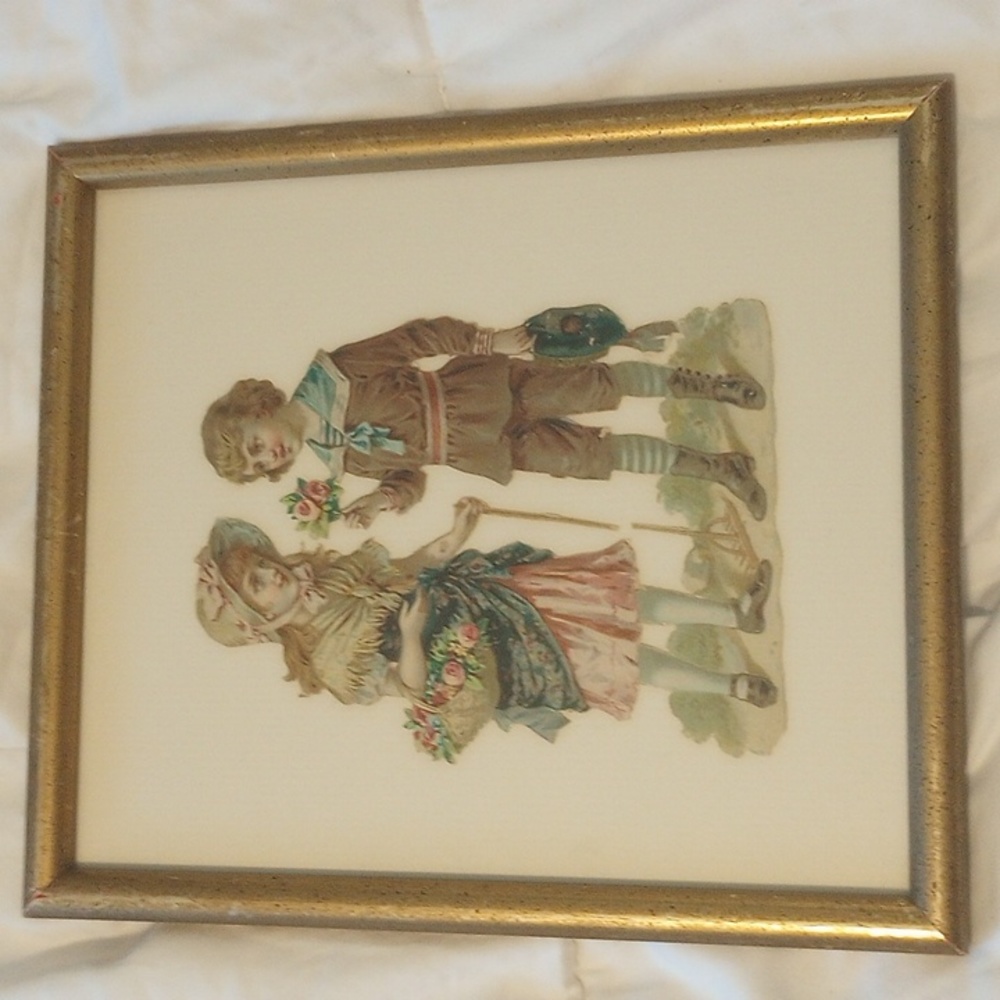 Framed Victorian scrap